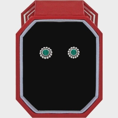 Brighton Twinkle Emerald Mini Post Earrings