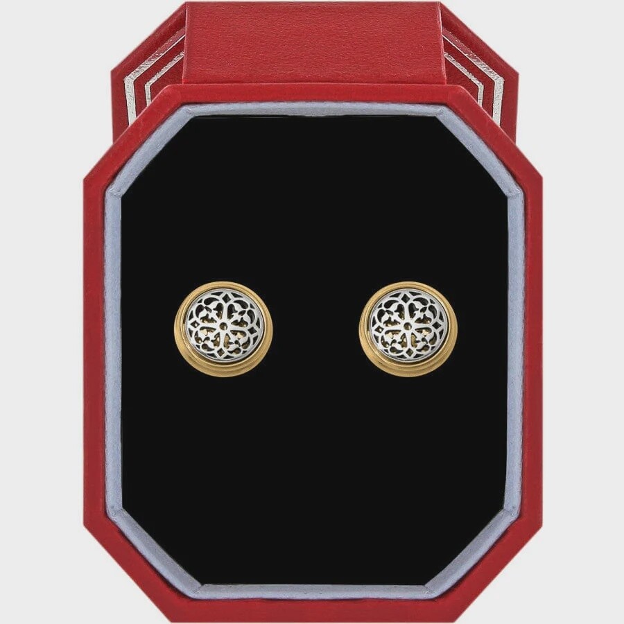 Brighton Ferrara Two Tone Post Earrings