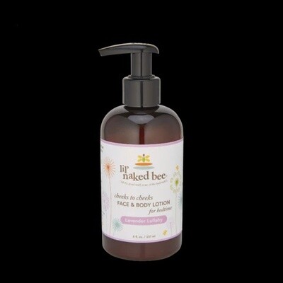 Lil' Naked Bee Lavender Lullaby Cheeks to Cheeks Face and Body Lotion
