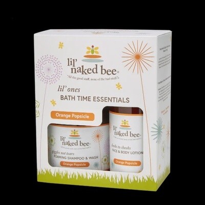 Lil' Naked Bee lil' ones Bath Time Essentials Gift Set
