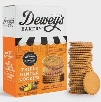 Dewey's Triple Ginger Moravian Cookies