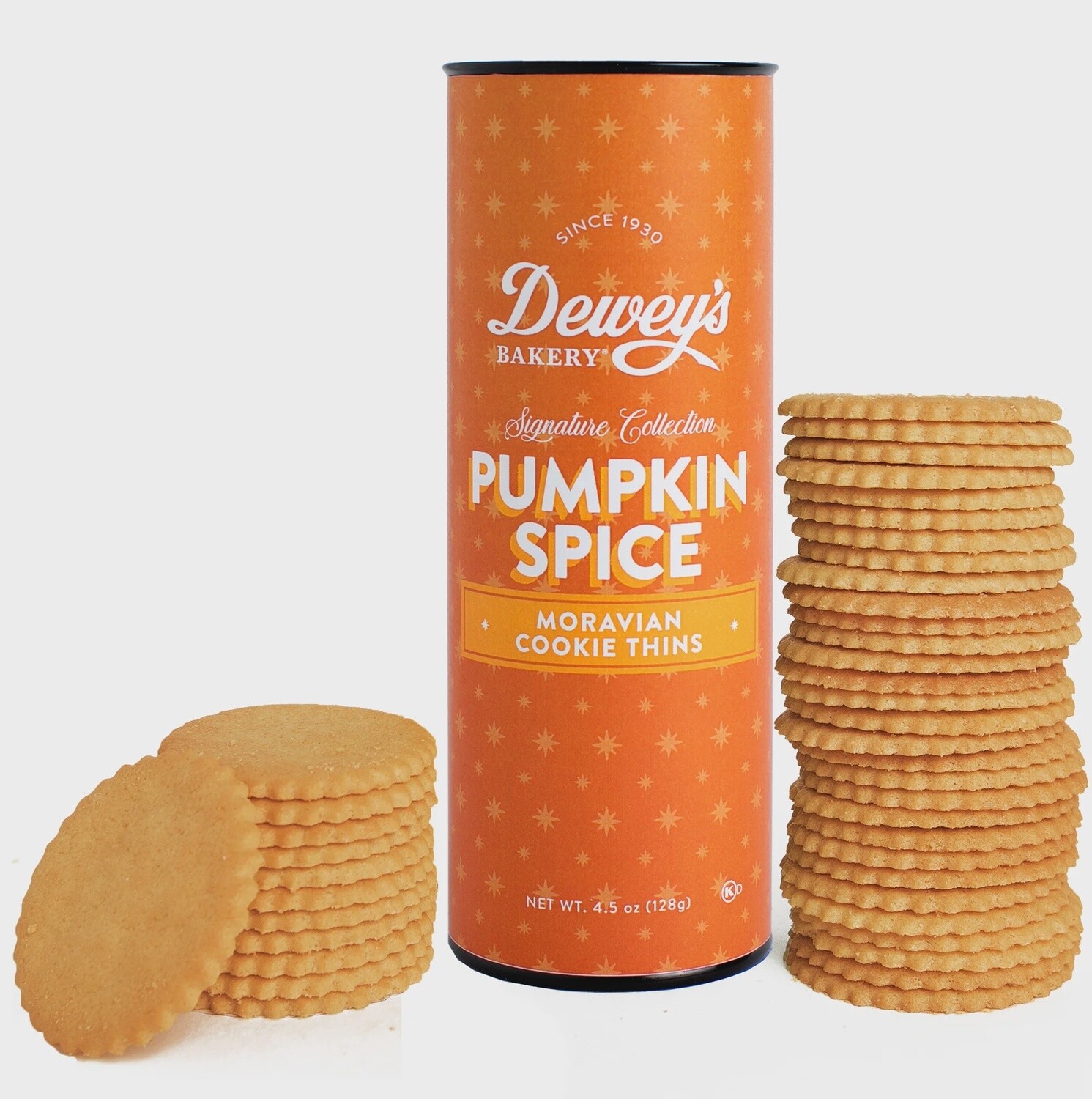 Dewey's Pumpkin Spice Moravian Cooke Thins