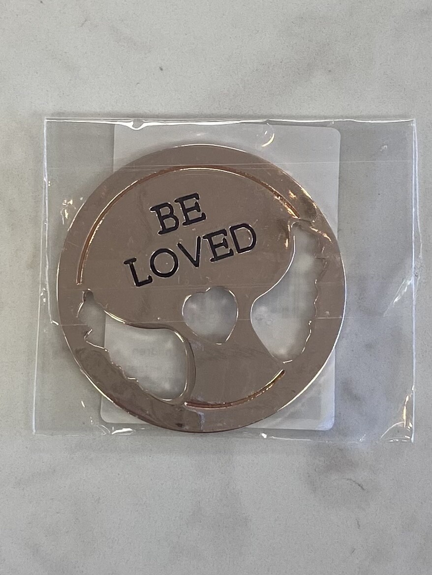 Angel Tokens, Colour: Gold, Phrase: BE LOVED