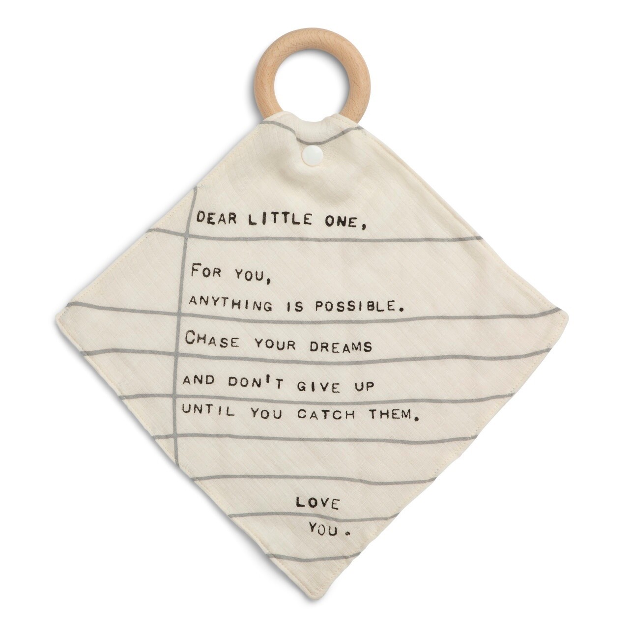 Demdaco Dear You Teether Blankie- Dear Little One