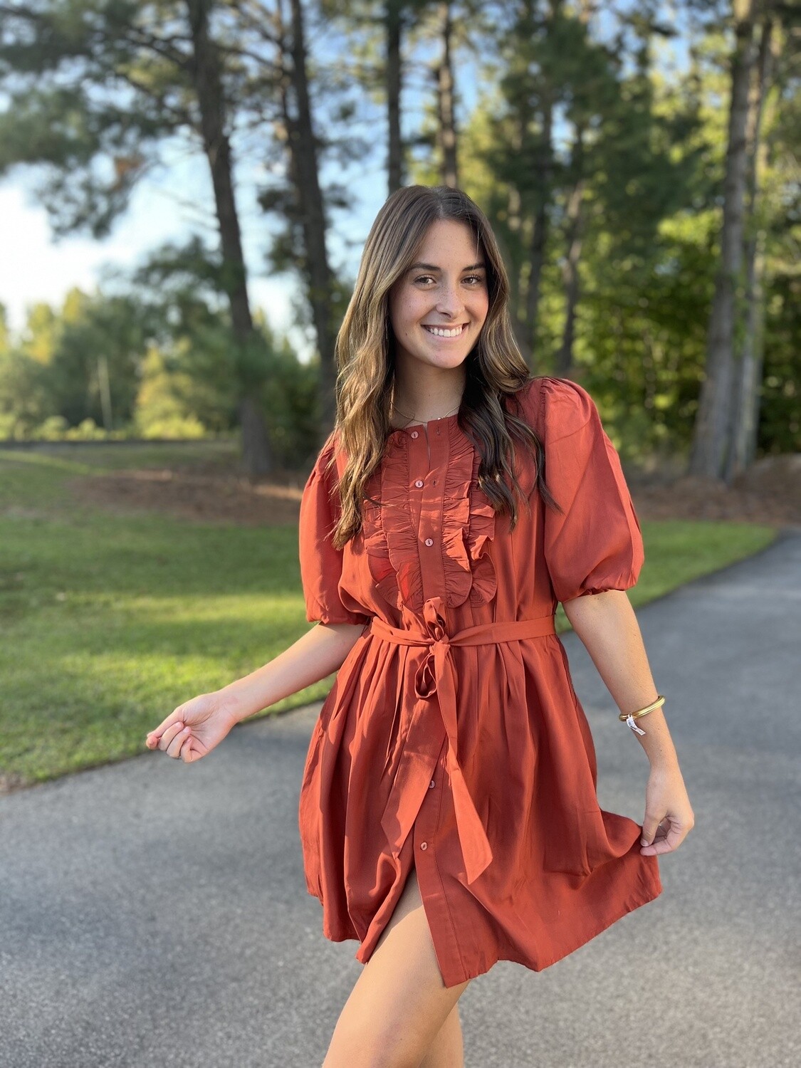 Spice Button Down Dress