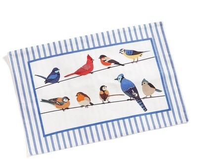 Songbird Double Sided Fabric Placemat