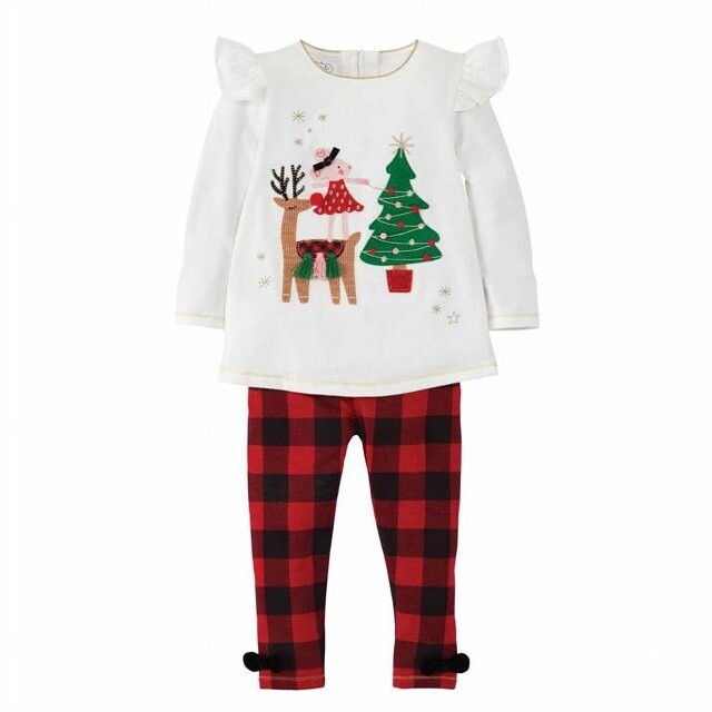 Reindeer Mouse Tunic and Leggings