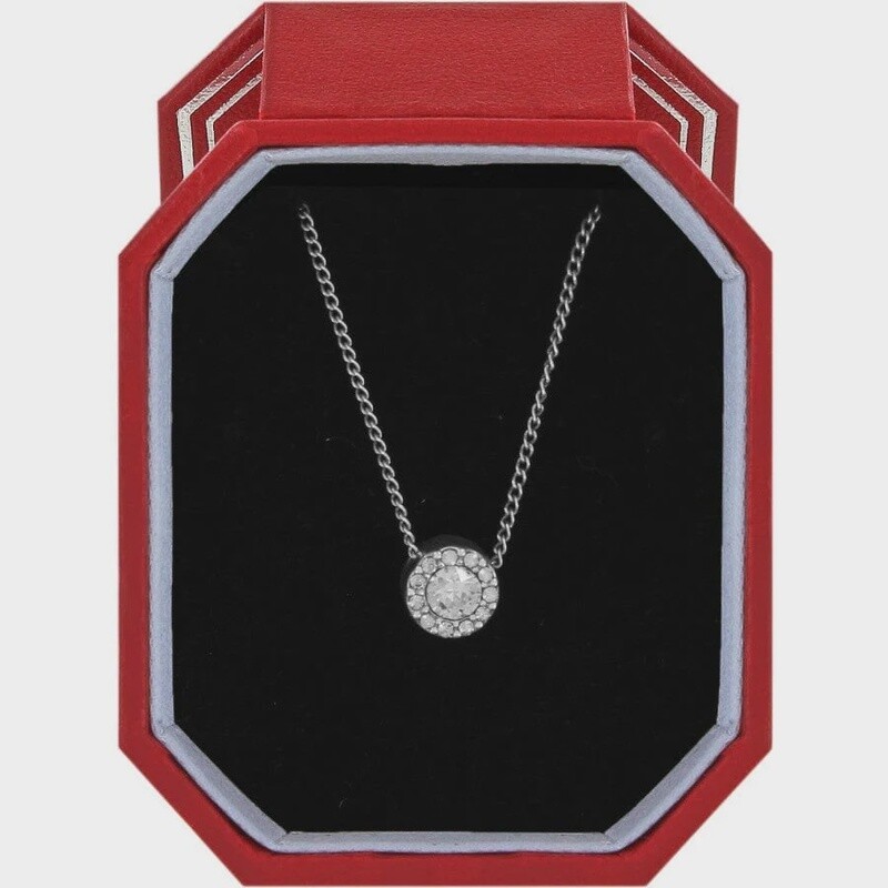 Illumina Mini Solitaire Necklace Silver