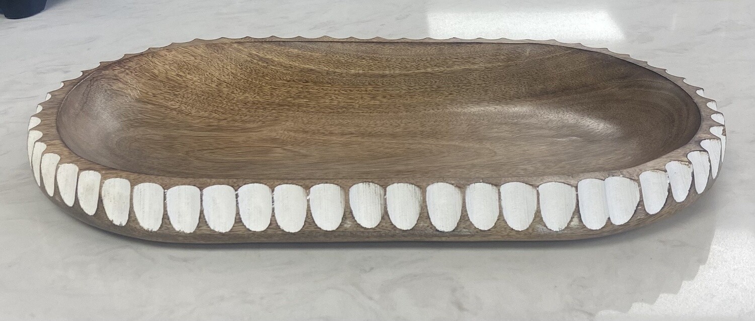 Large Wooden Platter