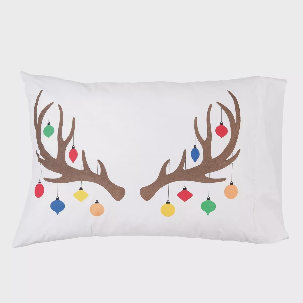 Reindeer Ornament Pillowcase