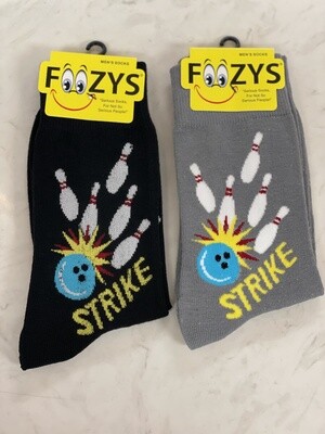 Foozy&#39;s - Bowling STRIKE socks