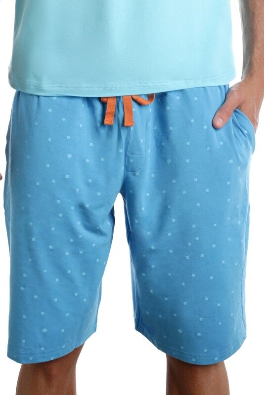 Wood Lounge Shorts-B Squared Blue
