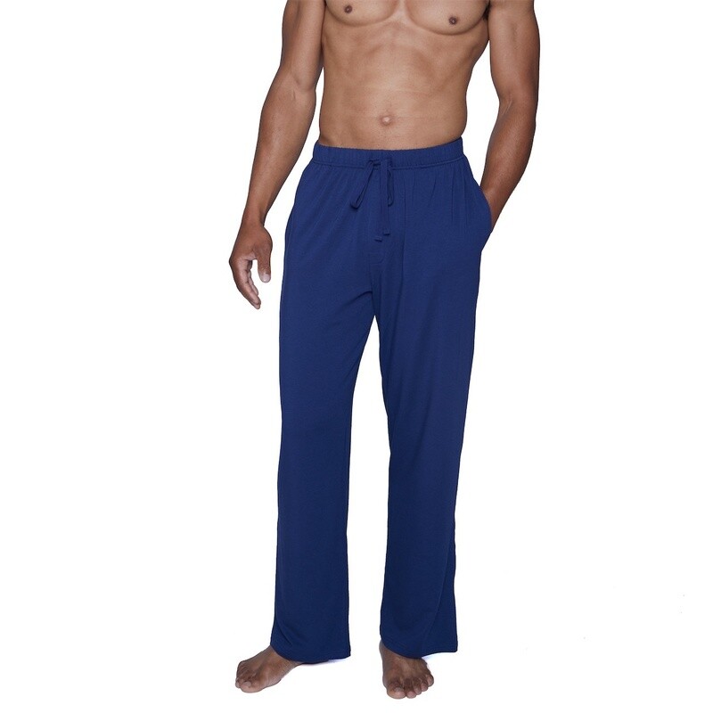 Long Lounge Pants-Deep Space Blue