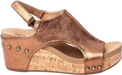 Corkys Antique Bronze Carley Wedges