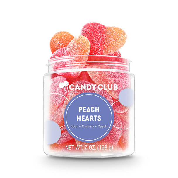 Candy Club Peach Hearts