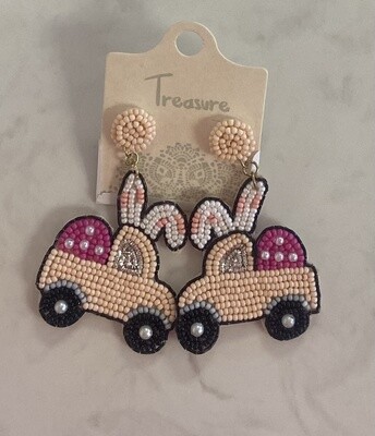 Bunny Truck Earrings