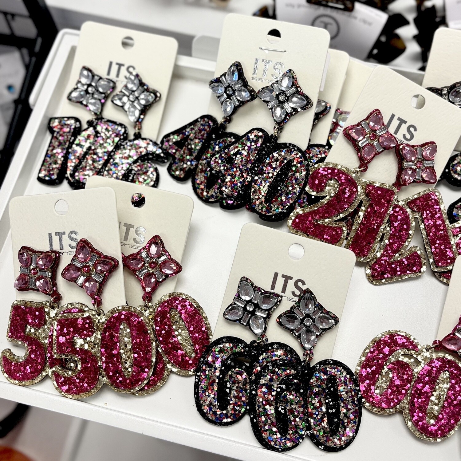 Birthday Number Earrings