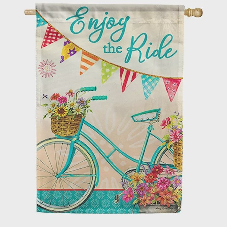 Carson Enjoy the Ride Large Double Sided Flag