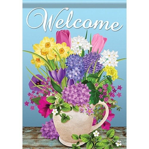 Carson Flowers Large Double Sided Flag