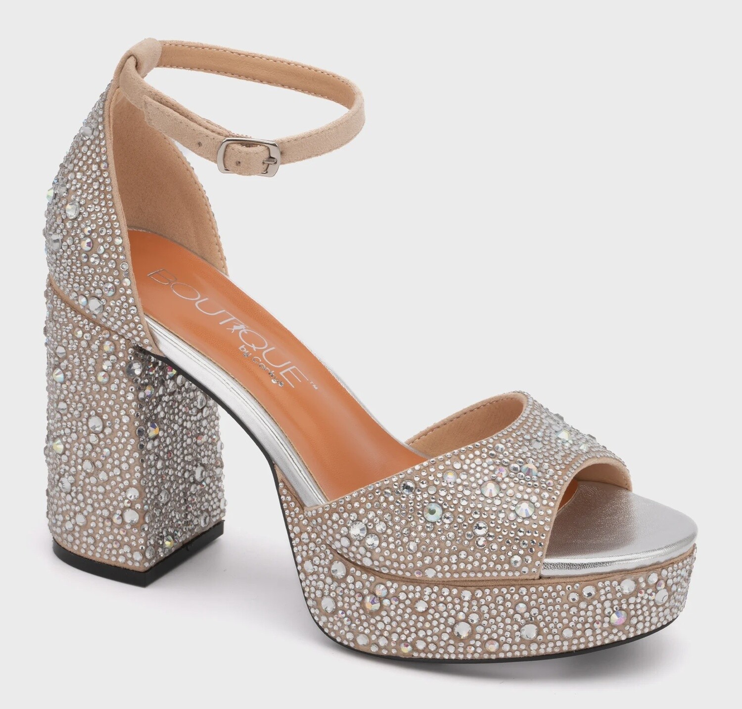 Corkys Hey Girl Ambition Clear Rhinestones Heels