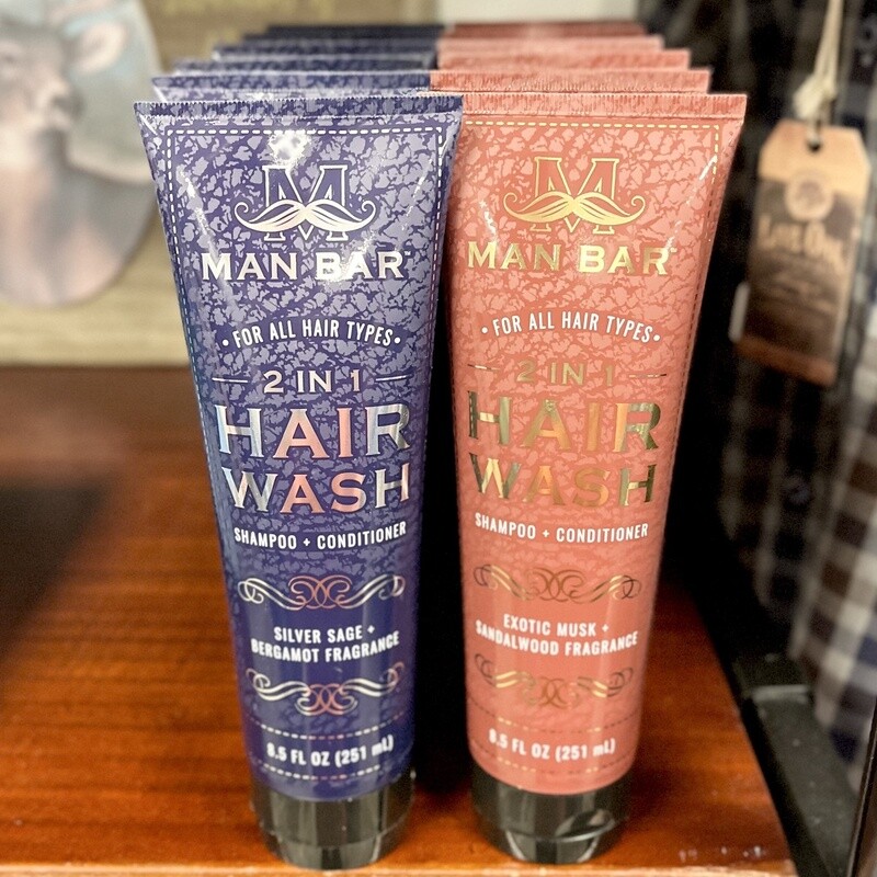 Man Bar 2 in 1 Hair Wash