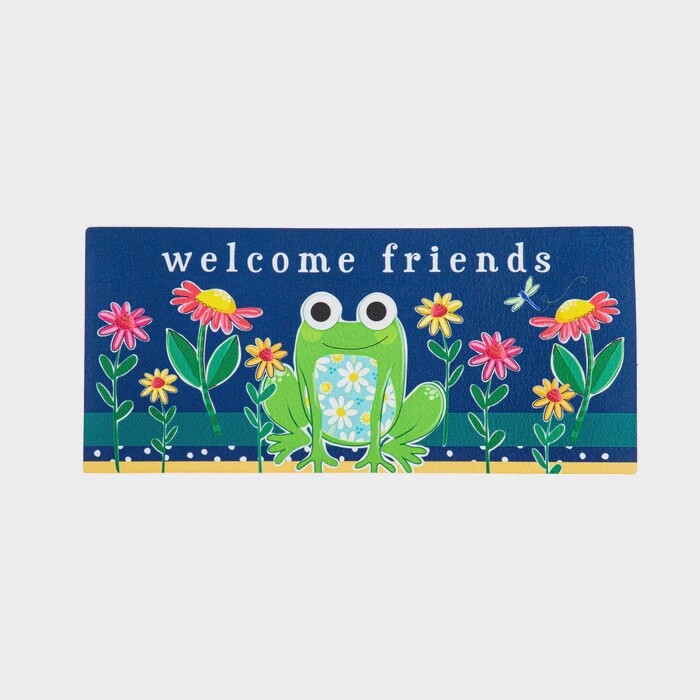 Evergreen Welcome Friends Frog Sassafras Switch Mat