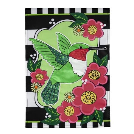 Spring Hummingbird Garden Flag