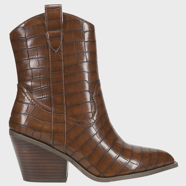 Corkys Brown Croco Rowdy Boots
