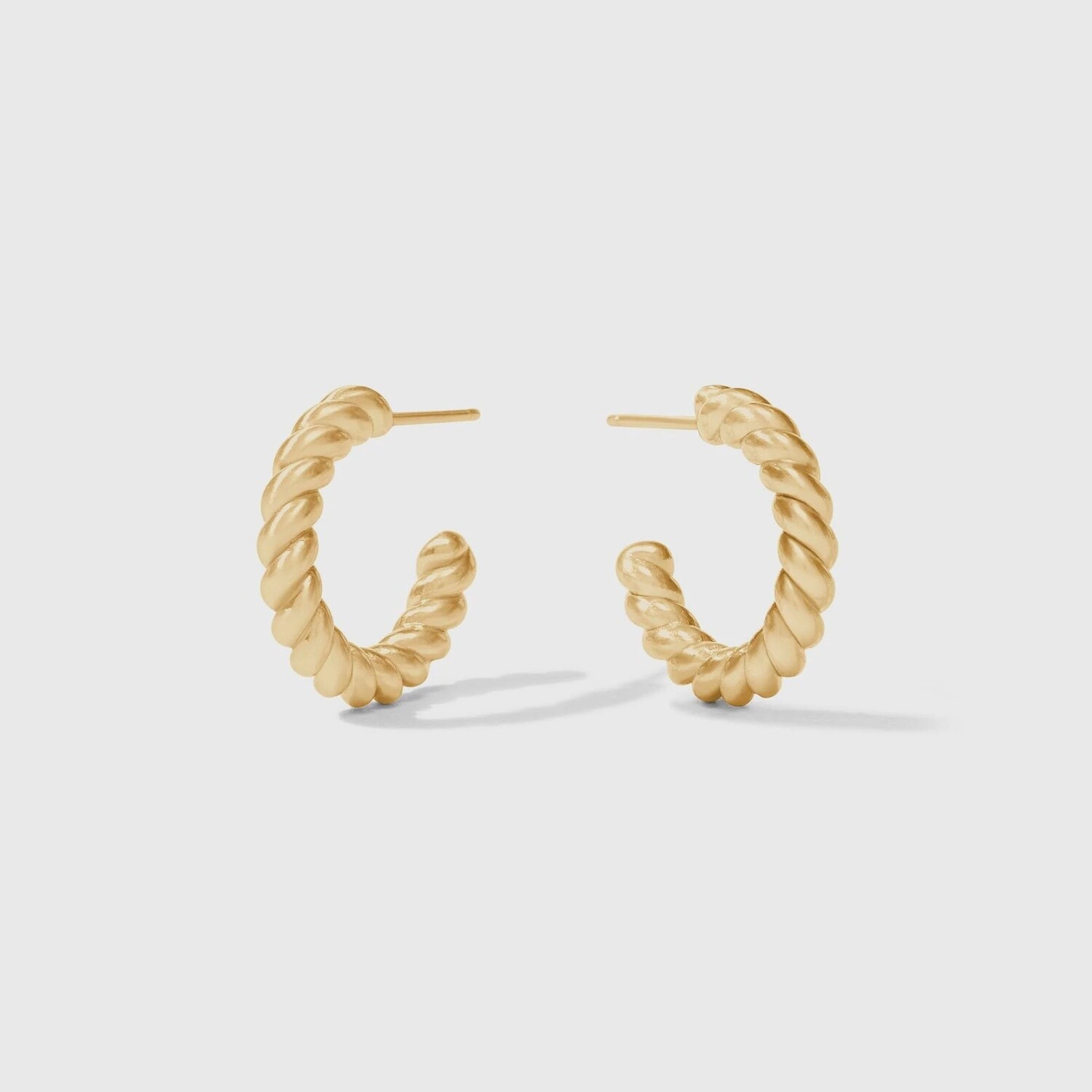 Julie Vos Nassau Gold Hoop Earrings, Size: Small