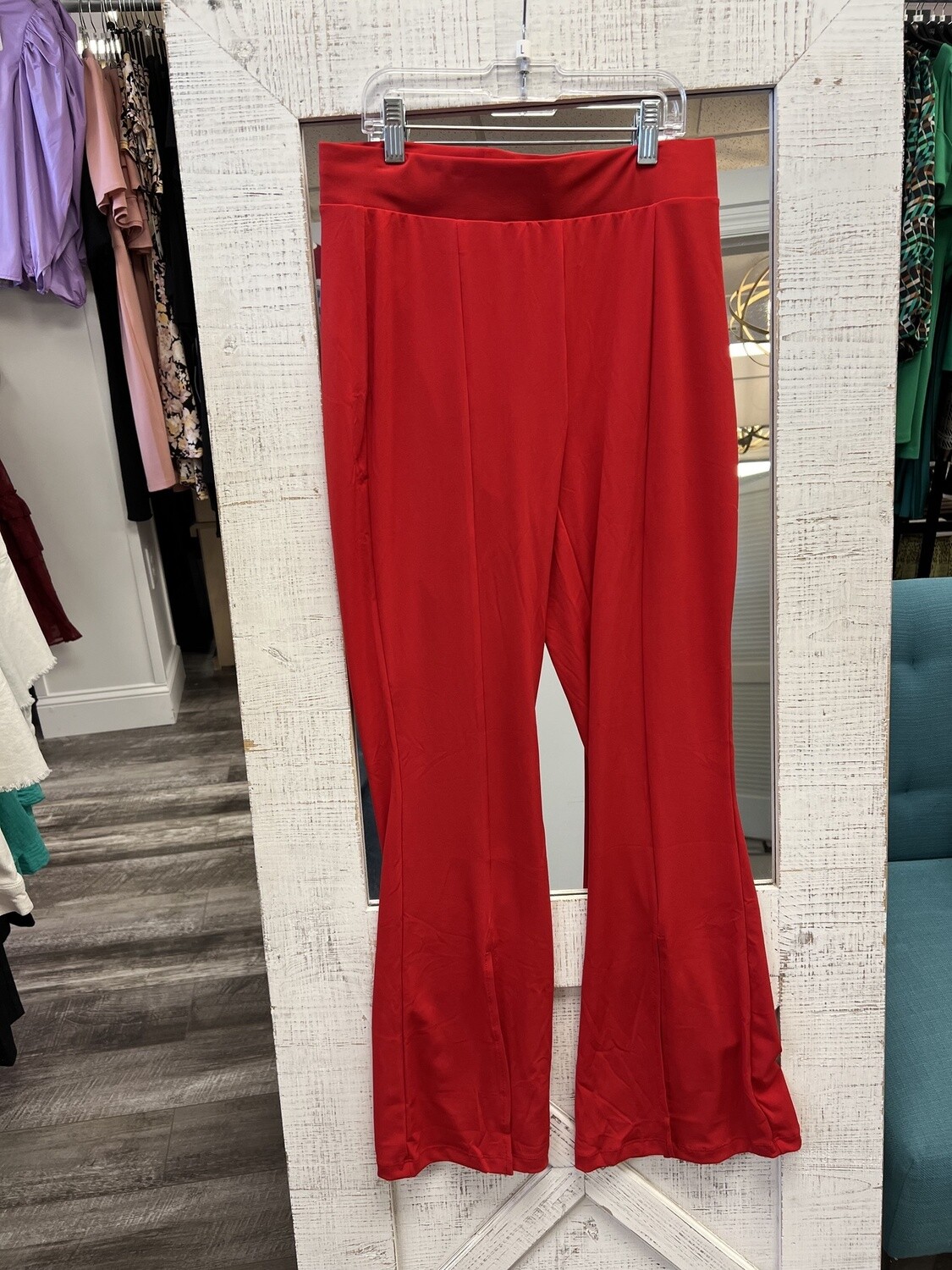 Red Pull On Pants