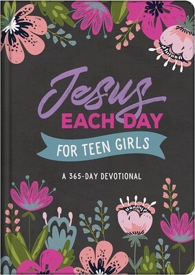 Barbour Publishing Jesus Each Day for Teen Girls Book