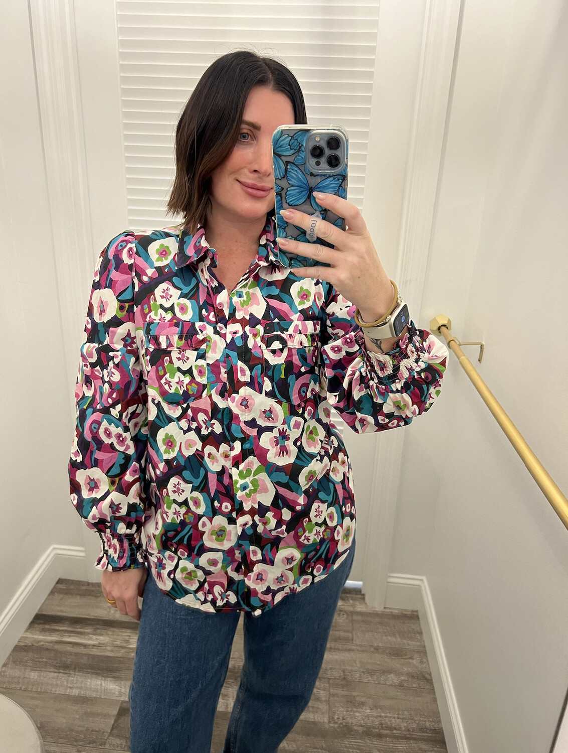 Wildflower  Button Up Top