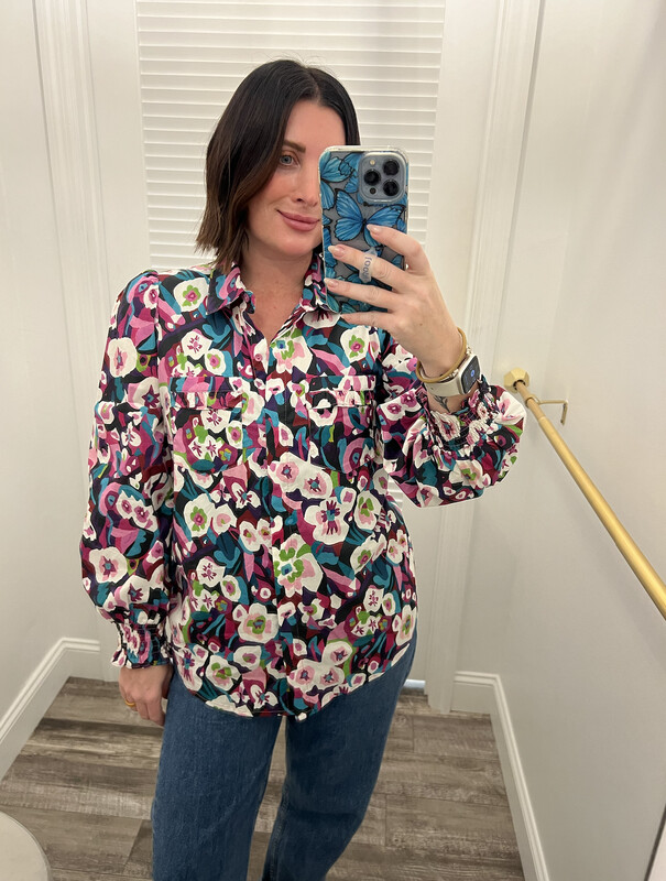 Wildflower  Button Up Top