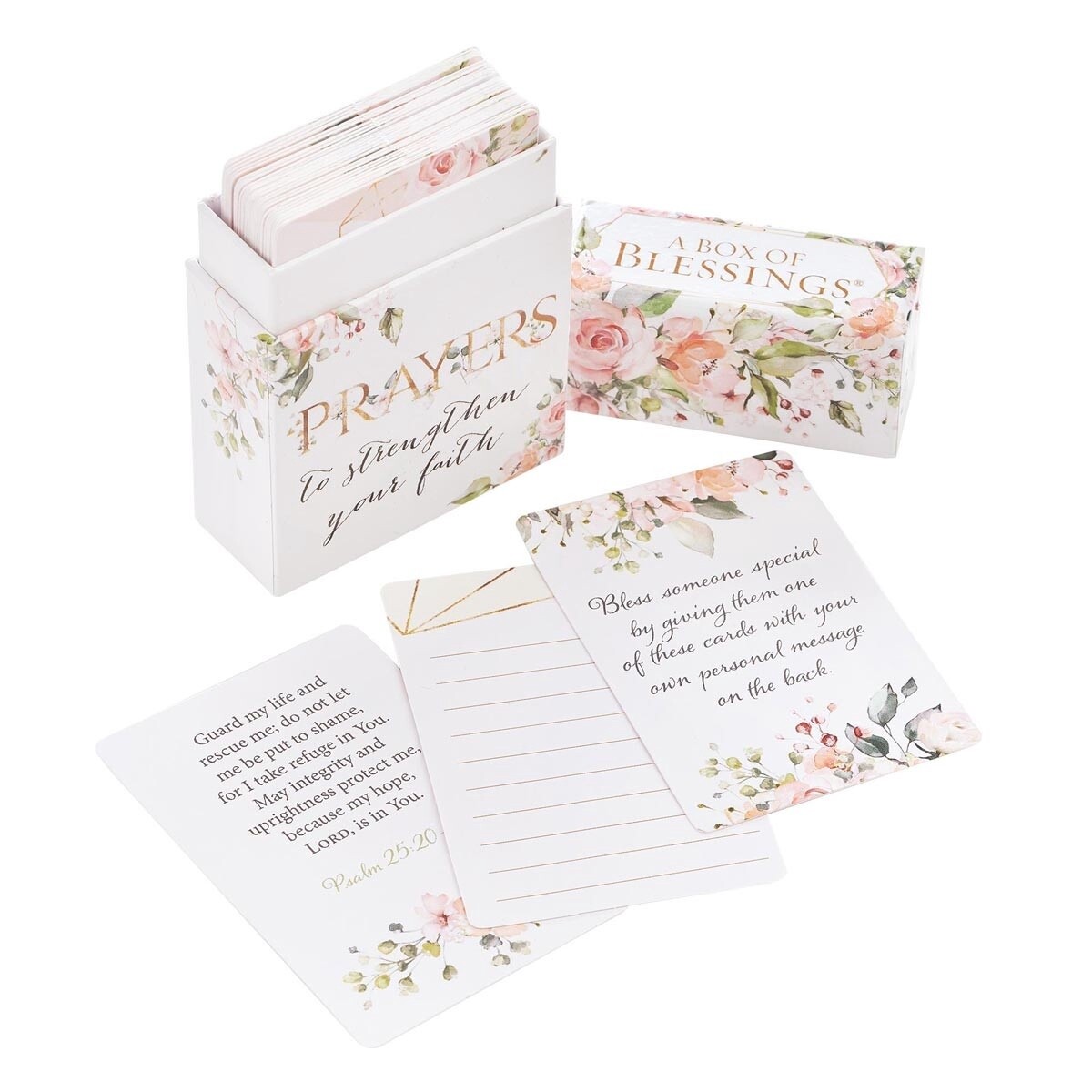 Christian Art Gifts Prayers to Strengthen Your Faith Box of Blessings