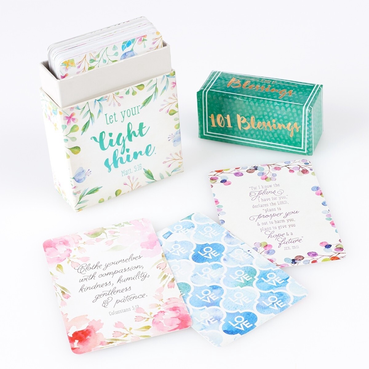 Christian Art Gifts 101 Blessings to Let Your Light Shine Box of Blessings