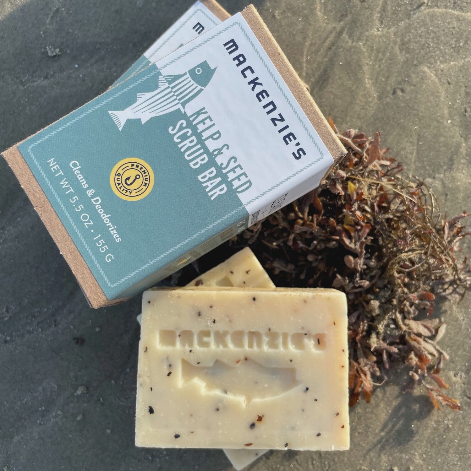 Kelp &amp; Seed Scrub Bar 5.5 OZ