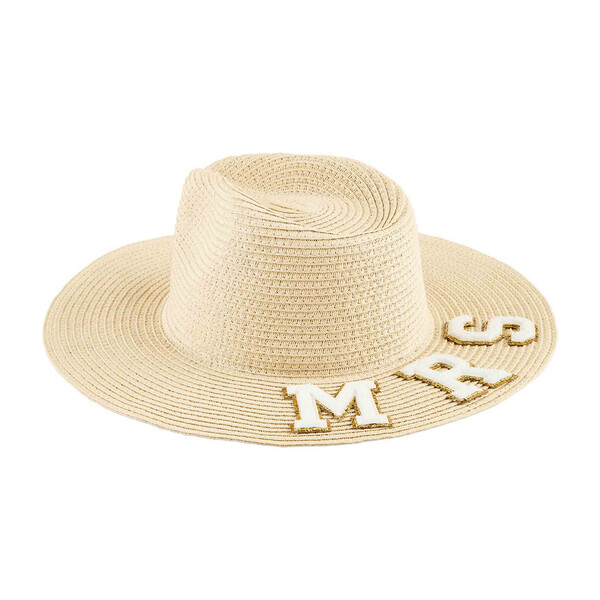 Mud Pie Bride Mrs. Tan Fedora