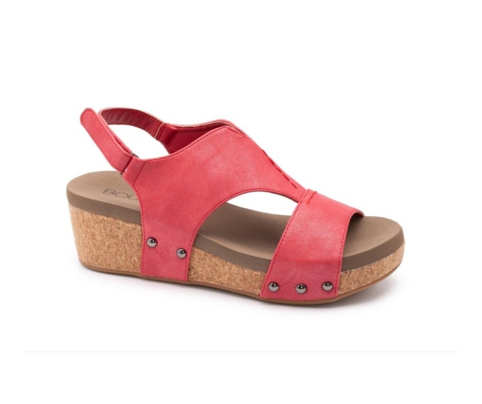 Corkys Boutique Red Refreshing Wedge