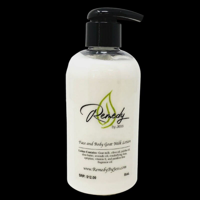 Remedy by Jess Coconut Lime Face and Body Goat Milk Lotion