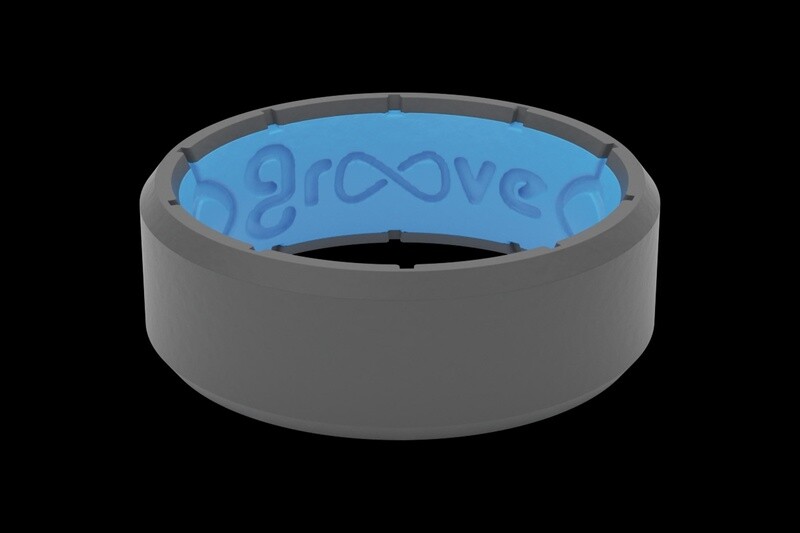 Groove Life Edge Deep Stone Grey Ring