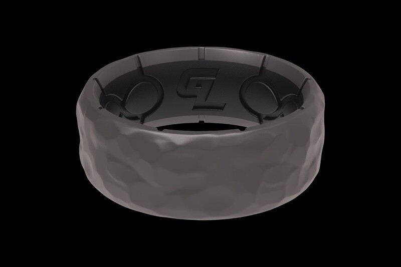 Groove Life Zeus Edge Hammered Gun Metal Ring