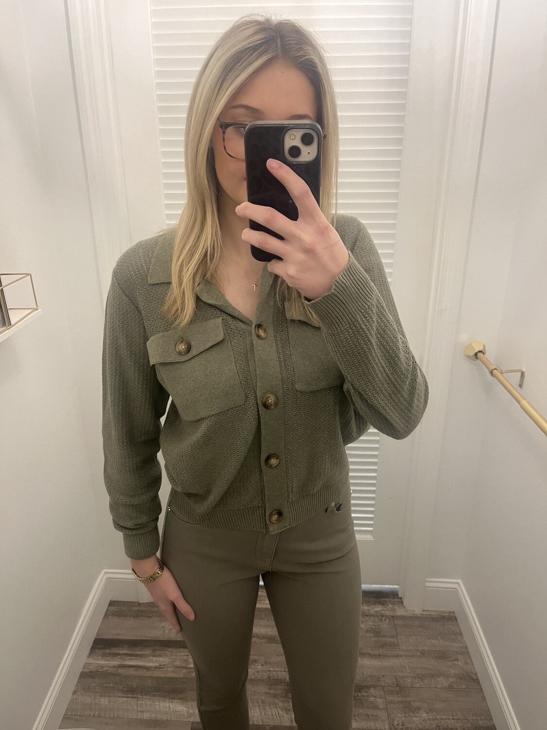 Marble Fashions Olive Cardigan