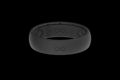 Groove Life Solid Midnight Black Thin Ring