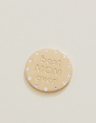 Spartina 449 Mini Gem Locket Note Best Mom Ever