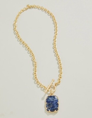 Spartina 449 Coralie Toggle Necklace 18" Blue