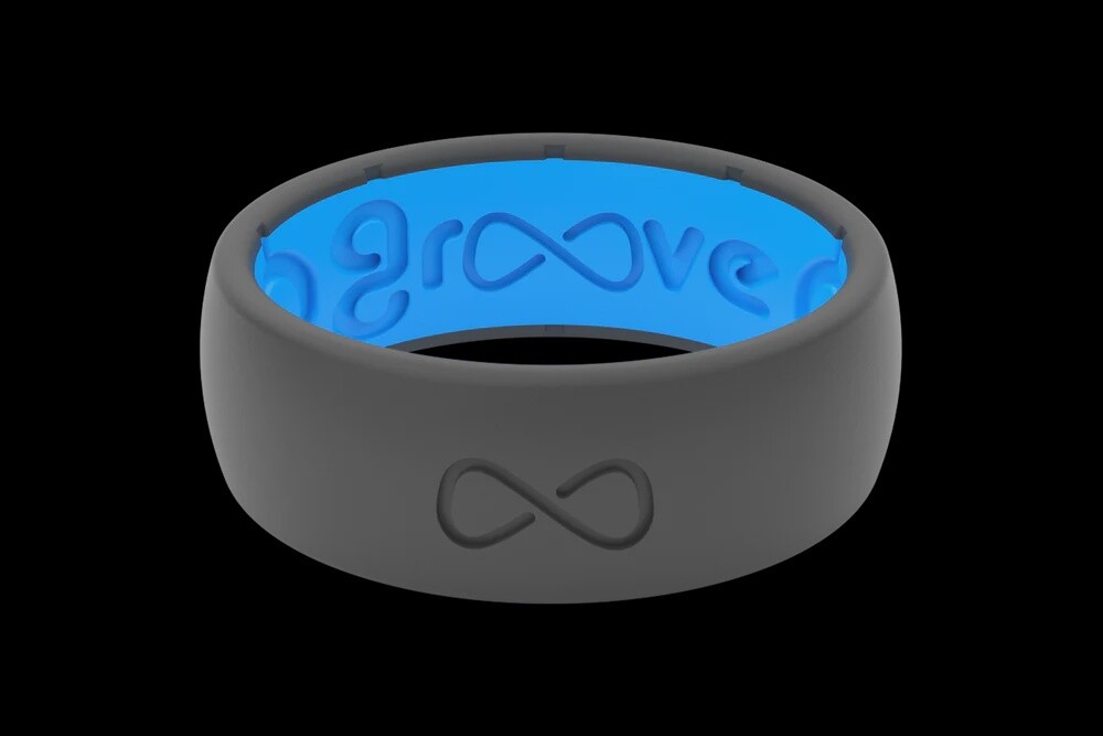 Groove Life - Solid Deep Stone Grey/Glacier Blue Ring