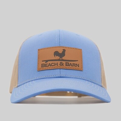 Beach and Barn Tougher Than Leather Snapback - Blue/Khaki
