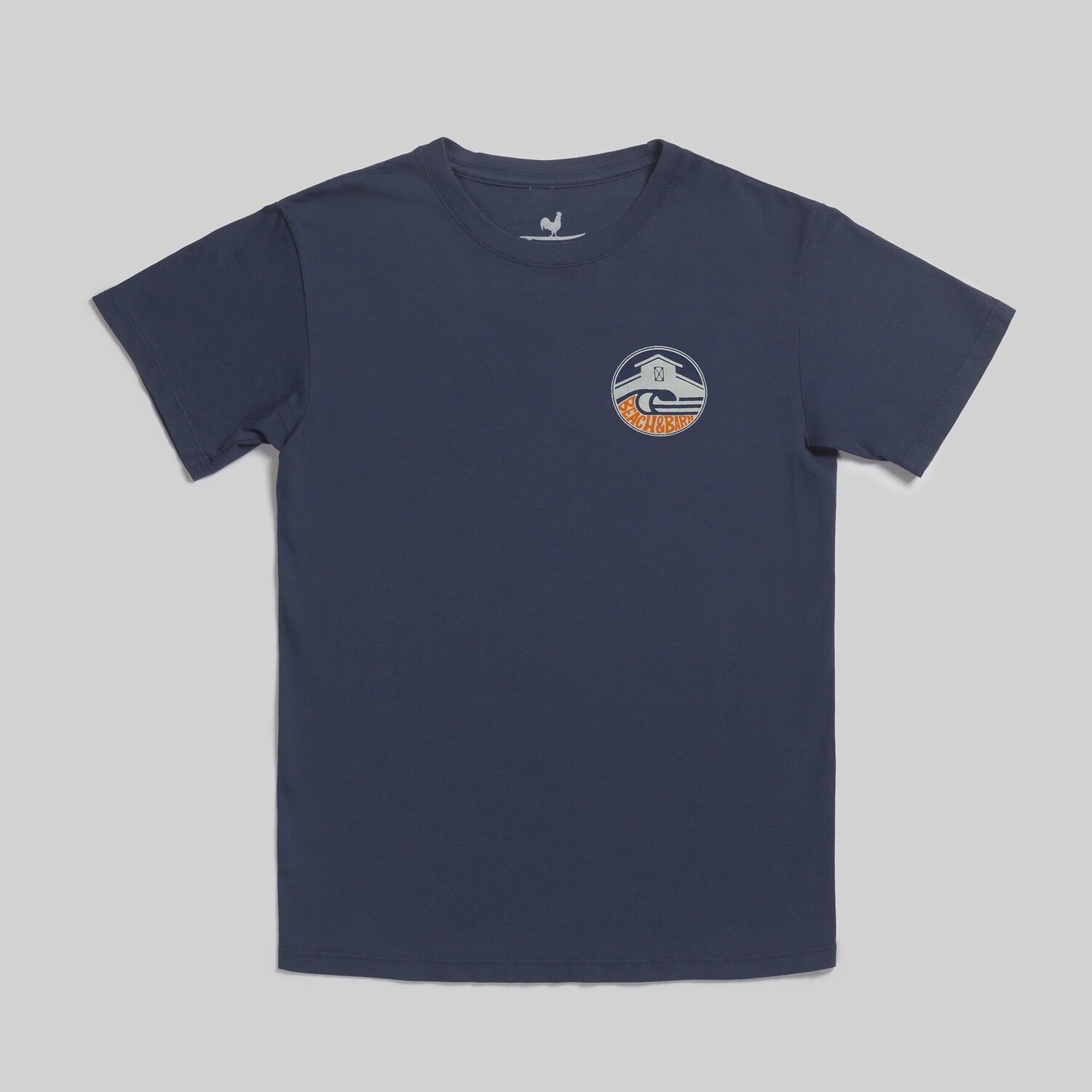 Beach and Barn Barrel Racer Tee Shirt-Navy