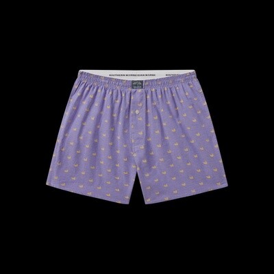 Southern Marsh Hanover Oxford Boxer-Purple with Gold Ducks