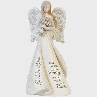 God Has You Angel Memory Figurine